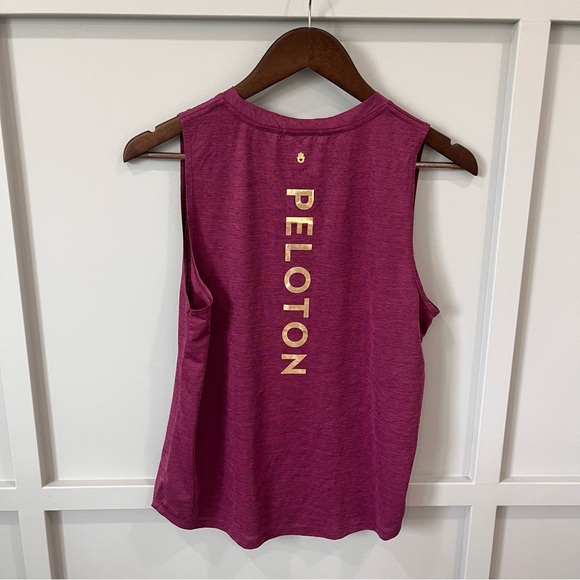Spiritual Gangster X Peloton collab sleeveless tank purple together we shine M - Picture 3 of 8